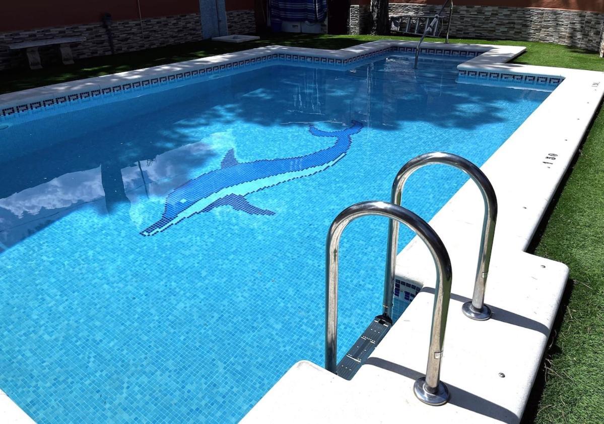 Chalet Los Pinos Con Piscina Privada Novo Sancti Petri Esterno foto